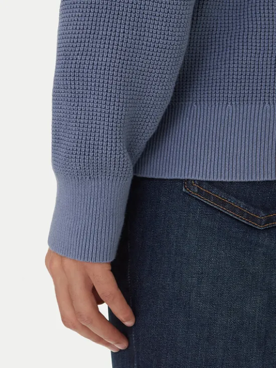 Calvin Klein Jeans Sweter LV04RD313G Niebieski Regular Fit
