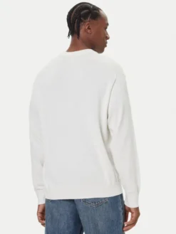 Calvin Klein Jeans Sweter LV04RC309G Écru Regular Fit