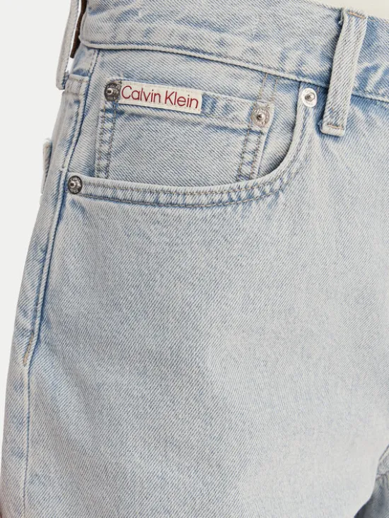 Calvin Klein Jeans Szorty jeansowe LV047F673G Czarny Loose Fit