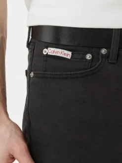 Calvin Klein Jeans Szorty jeansowe LV04RF921G Czarny Regular Fit