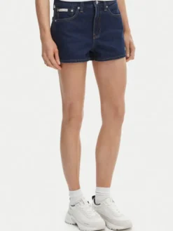 Calvin Klein Jeans Szorty jeansowe LV047F768G Granatowy Slim Fit