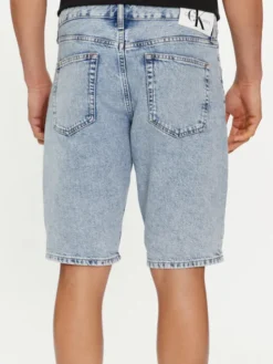 Calvin Klein Jeans Szorty jeansowe J30J324873 Niebieski Regular Fit