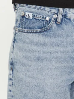 Calvin Klein Jeans Szorty jeansowe J30J324873 Niebieski Regular Fit