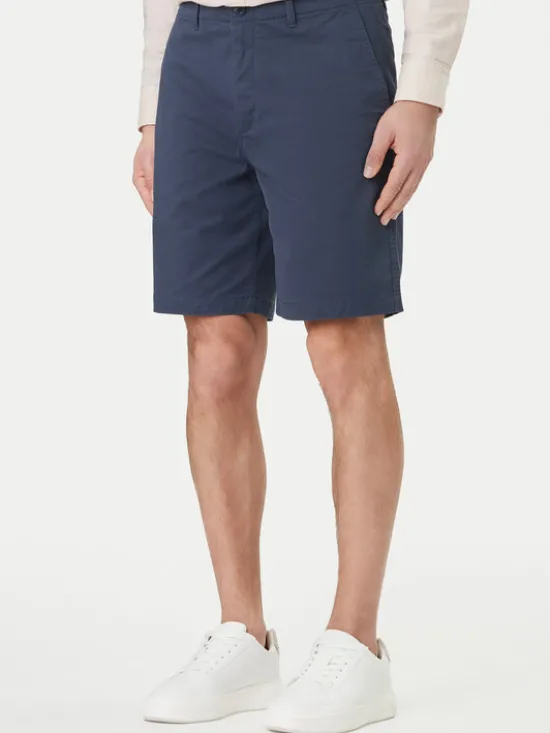 Calvin Klein Jeans Szorty materiałowe LV04RF617G Granatowy Regular Fit
