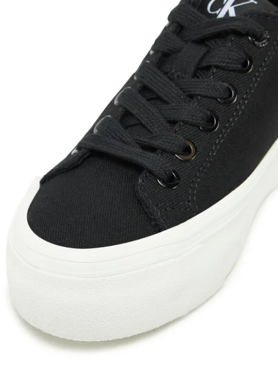 Calvin Klein Jeans Tenisówki Vulc Flatform Low Cv Mg YW0YW01763 Czarny