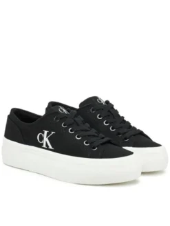 Calvin Klein Jeans Tenisówki Vulc Flatform Low Cv Mg YW0YW01763 Czarny