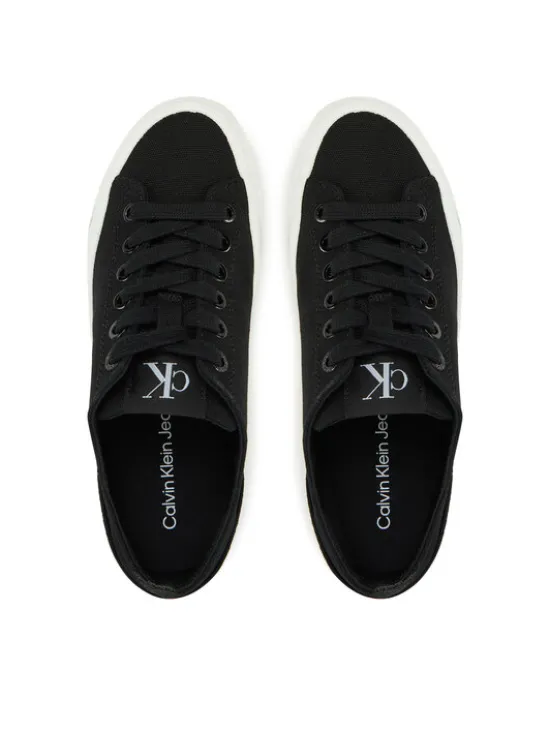 Calvin Klein Jeans Tenisówki Vulc Flatform Low Cv Mg YW0YW01763 Czarny