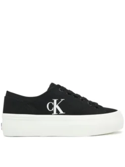 Calvin Klein Jeans Tenisówki Vulc Flatform Low Cv Mg YW0YW01763 Czarny