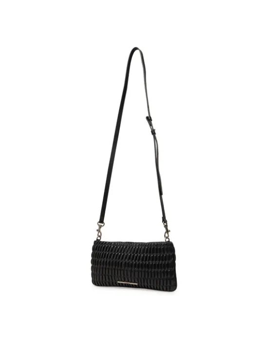 Calvin Klein Jeans Torebka Rouched Zip Top Bag LV04K3090G Czarny