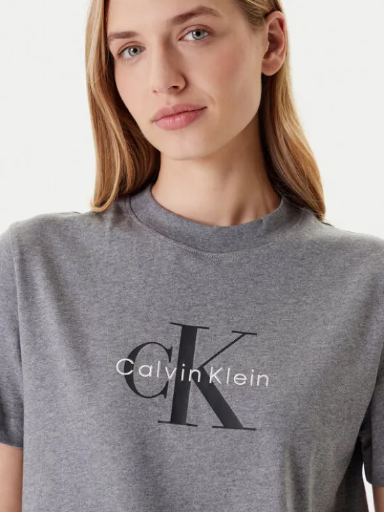 Calvin Klein Jeans T-Shirt Hero Classic LV047B865G Szary Regular Fit