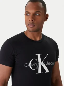 Calvin Klein Jeans T-Shirt J30J320935 Czarny Slim Fit