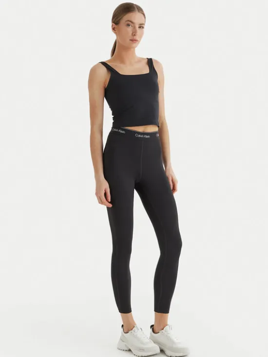 Calvin Klein Performance Legginsy LVGWS5L609 Czarny Slim Fit