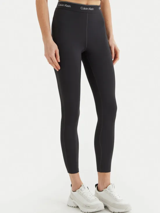 Calvin Klein Performance Legginsy LVGWS5L609 Czarny Slim Fit