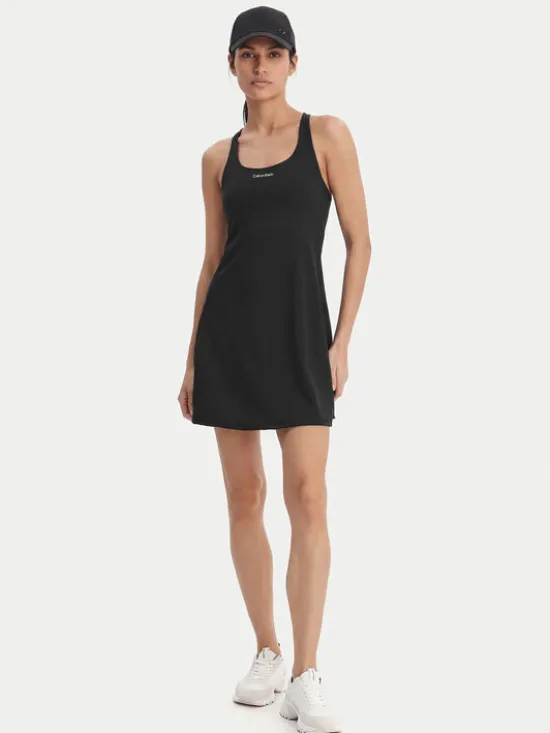 Calvin Klein Performance Sukienka codzienna Icon LVGWS6D903 Czarny Regular Fit