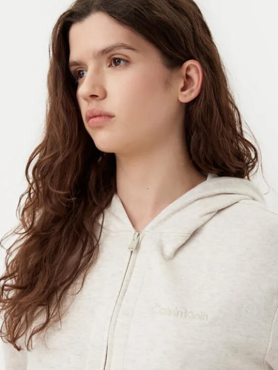 Calvin Klein Underwear Bluza 000QS7270E Beżowy Regular Fit