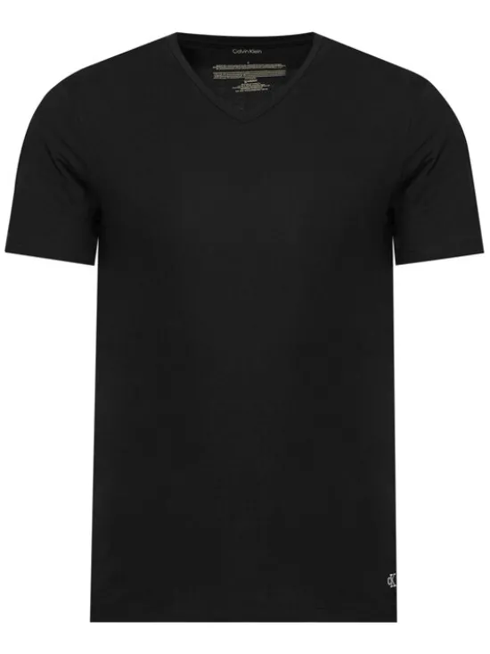 Calvin Klein Underwear Komplet t-shirtów LV00NB4186 Czarny Regular Fit