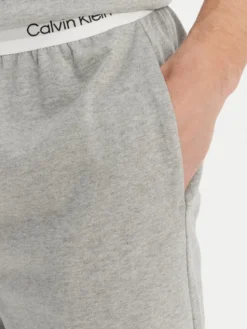 Calvin Klein Underwear Szorty piżamowe LV00NM2927 Szary Relaxed Fit