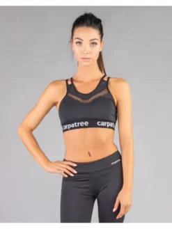 Carpatree Biustonosz sportowy HoopMesh Czarny