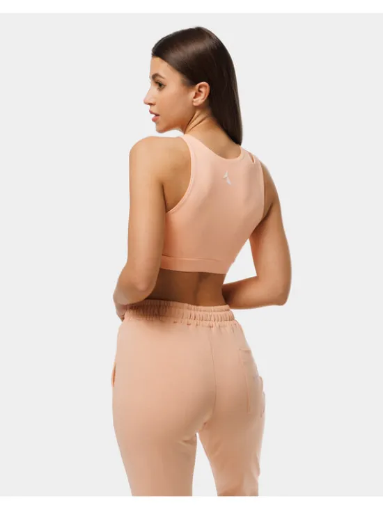 Carpatree Biustonosz sportowy Fleur bra Pomarańczowy