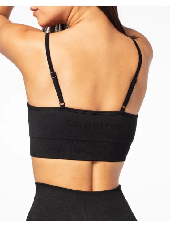 Carpatree Biustonosz sportowy Vibe Bra Czarny