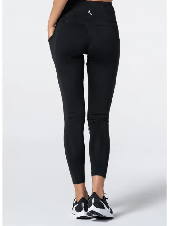 Carpatree Legginsy Libra Czarny Slim Fit