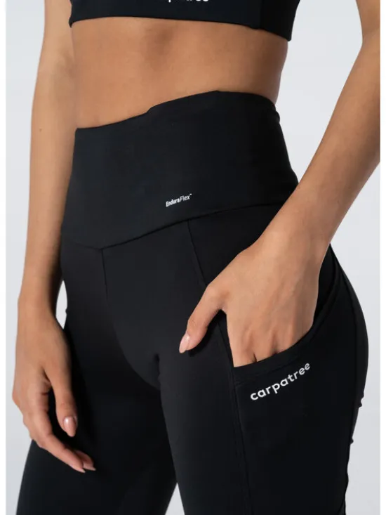 Carpatree Legginsy Libra Czarny Slim Fit
