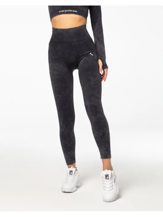 Carpatree Legginsy Yasmine leggings Czarny Fitted Fit