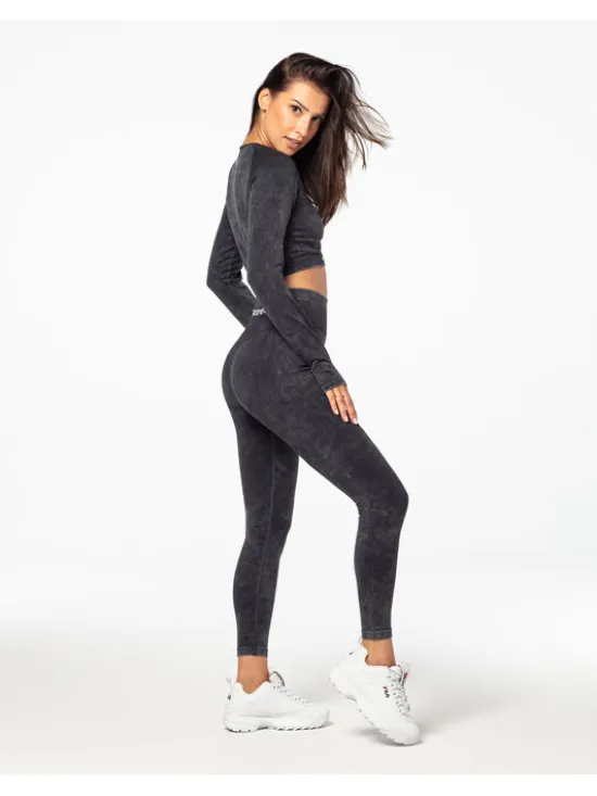 Carpatree Legginsy Yasmine leggings Czarny Fitted Fit