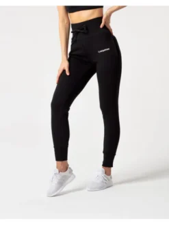 Carpatree Spodnie dresowe BelleSweatpants Czarny Fitted Fit