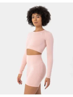 Carpatree Top Blaze longsleeve Różowy Fitted Fit