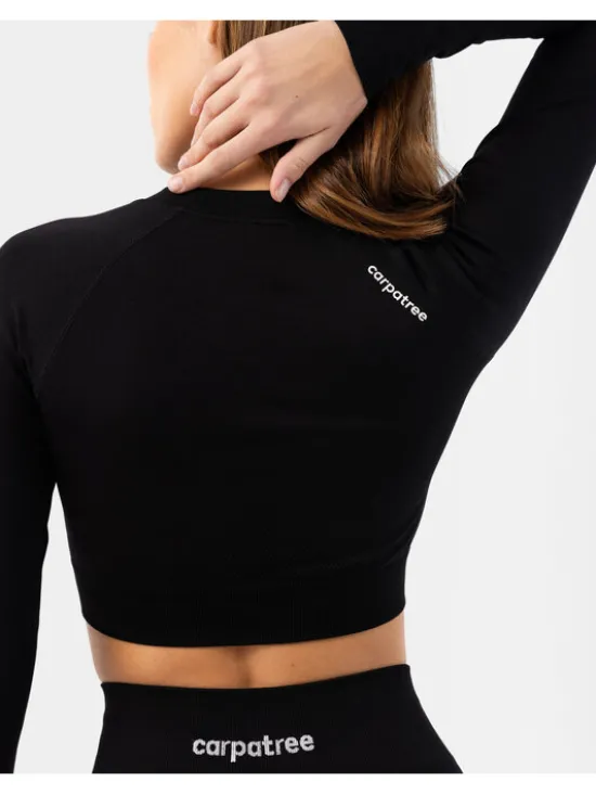 Carpatree Top Blaze longsleeve Czarny Fitted Fit