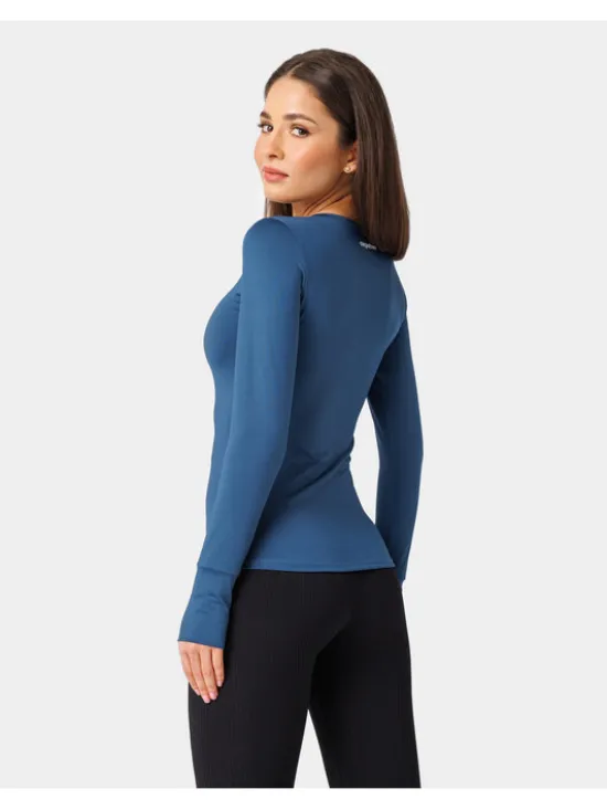 Carpatree Top Classic longsleeve Niebieski Fitted Fit