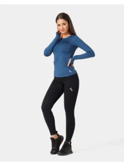 Carpatree Top Classic longsleeve Niebieski Fitted Fit