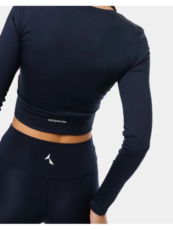 Carpatree Top Crossover top Niebieski Fitted Fit