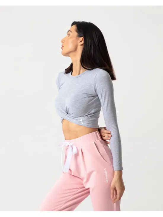 Carpatree Top TopGaia Szary Fitted Fit