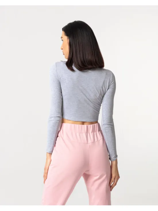 Carpatree Top TopGaia Szary Fitted Fit