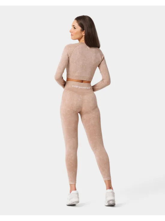 Carpatree Top Yasmine top Beżowy Fitted Fit