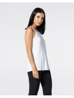 Carpatree T-Shirt TankTopString Biały Relaxed Fit