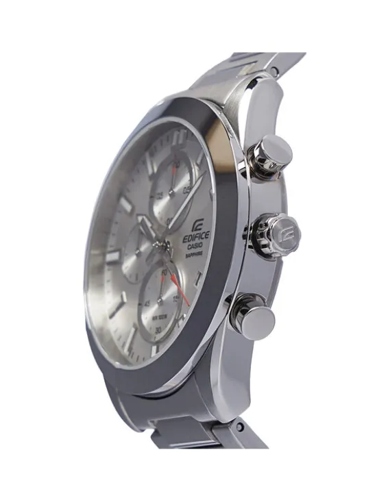 Casio Zegarek Edifice Sapphire Chronograph EFB-710D-7AVUEF Srebrny
