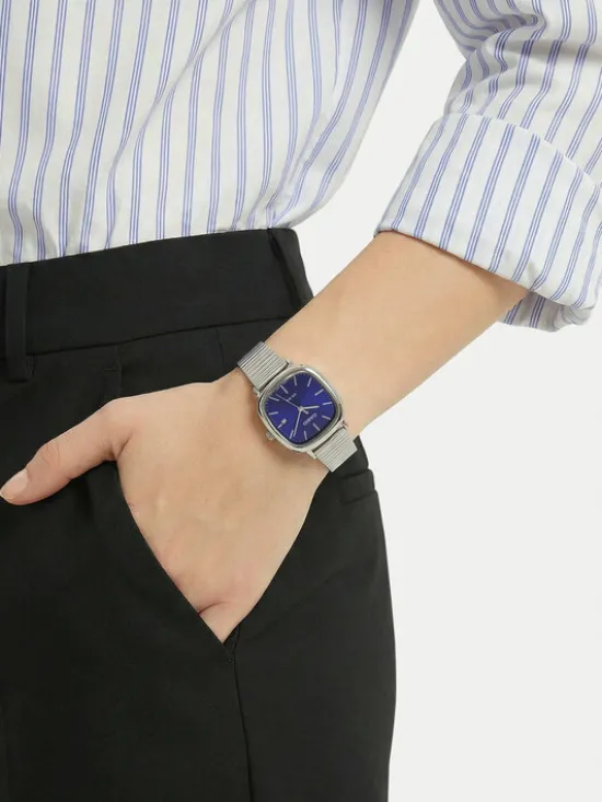 Casio Zegarek LTP-B166D-2AVEF Srebrny