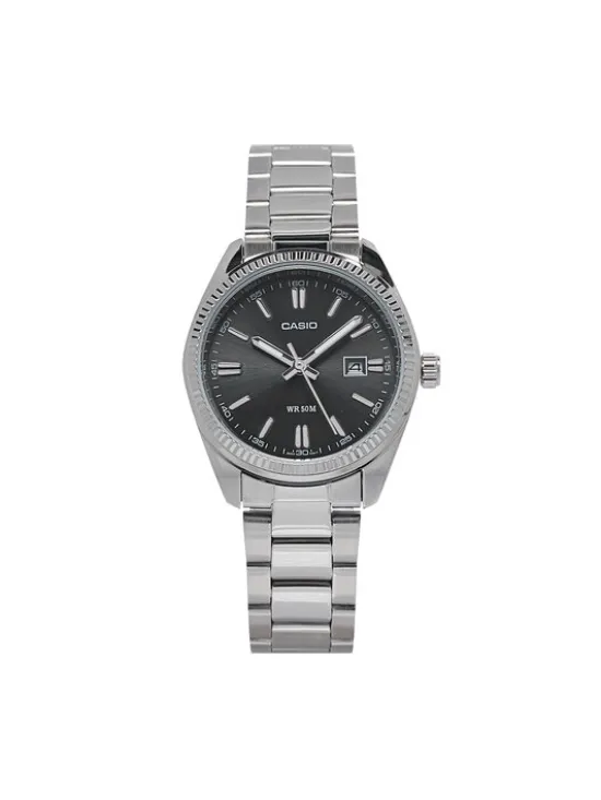 Casio Zegarek LTP-1302PD-1A1VEG Srebrny