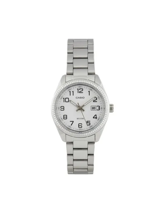 Casio Zegarek LTP-1302PD-7BVEG Srebrny