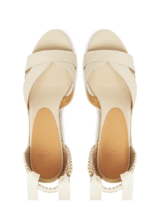 Castañer Espadryle Bailey 025677 Beżowy