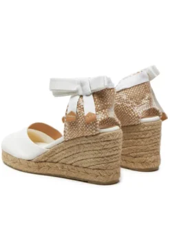 Castañer Espadryle Carina/6/001 020964 Biały