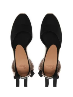 Castañer Espadryle Carina/8/001 020962-100 Czarny