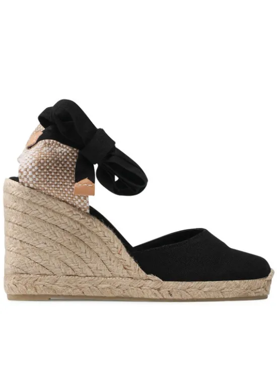 Castañer Espadryle Carina/8/001 020962-100 Czarny