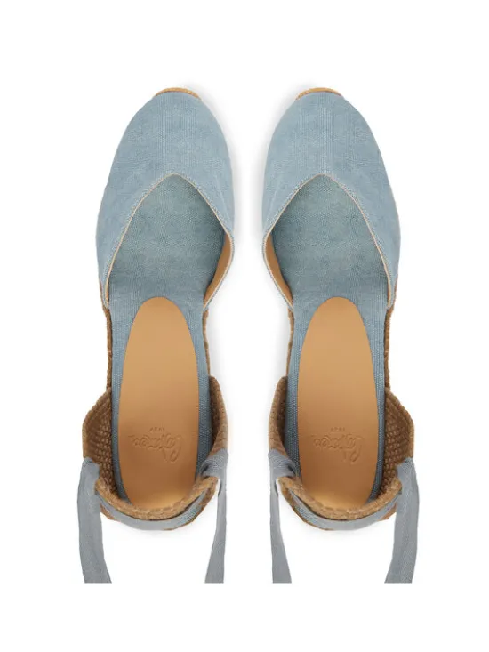 Castañer Espadryle Carina 25341 Niebieski