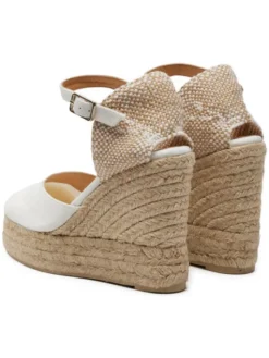 Castañer Espadryle Carol/8Ed/001 020975 Biały