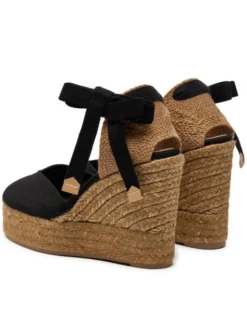 Castañer Espadryle Chiara T/8Ed/001 021458 Czarny