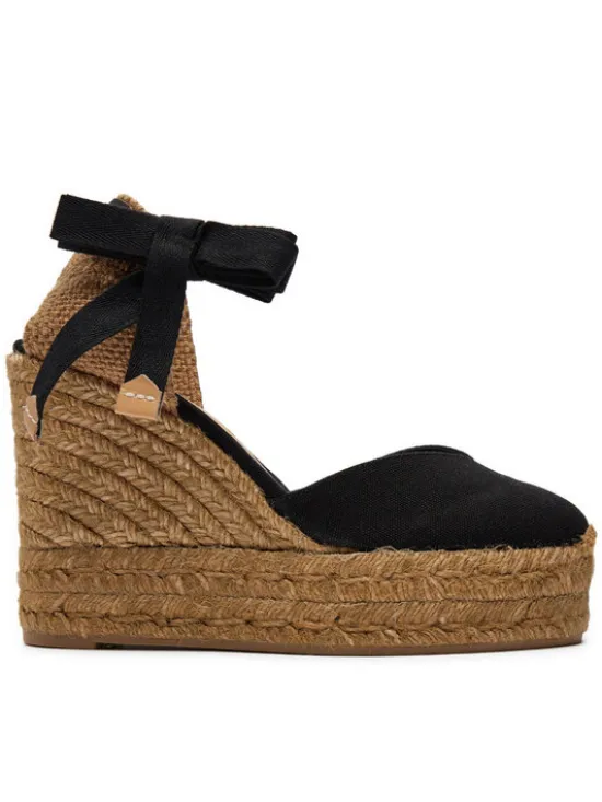 Castañer Espadryle Chiara T/8Ed/001 021458 Czarny